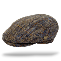 Harris Tweed Wool Flat Cap