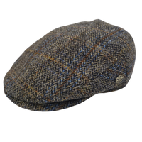 Harris Tweed Wool Flat Cap
