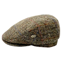 Harris Tweed Wool Flat Cap