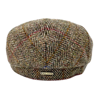 Harris Tweed Wool Flat Cap