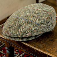 Harris Tweed Wool Flat Cap