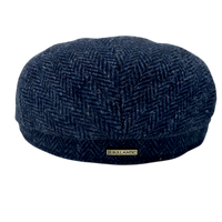Harris Herringbone Wool Flat Cap