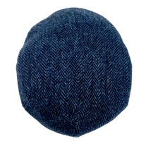 Gladwin Bond Harris Herringbone Wool Flat Cap