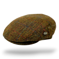 Harris Tweed Wool Flat Cap