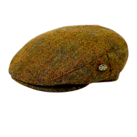Harris Tweed Wool Flat Cap