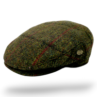 Harris Tweed Wool Flat Cap