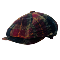 Harris Tweed Wool Newsboy Cap