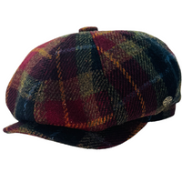 Harris Tweed Wool Newsboy Cap