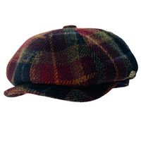 Harris Tweed Wool Newsboy Cap