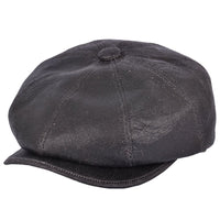Premium Sheep Skin Gladwin Bond  Newsboy Leather Cap