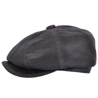 Premium Sheep skin Gladwin Bond Newsboy Leather Cap