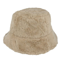 Maz Fluffy Faux Fur Bucket Hat