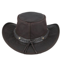 Premium Gladwin Bond Aussie Bush Style Western Outback Waxed Cotton Cowboy Hat