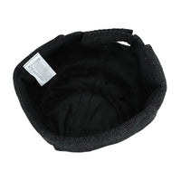 Maz Herringbone Docker Rolled Cuff Retro Fashion Brimless Hat