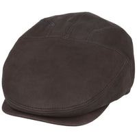 Premium Sheep Skin Leather Gladwin Bond Hatters London Flat Cap
