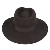Wide Brim Wool Crushable Fedora Hat