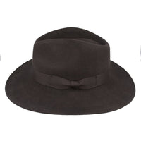 Wide Brim Wool Crushable Fedora Hat
