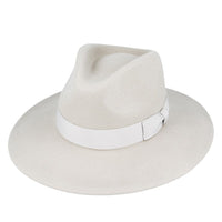 Wide Brim Wool Crushable Fedora Hat