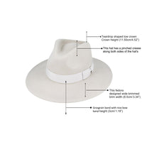 Bullantic Premium Maz Wide Brim Wool Crushable Fedora Hat
