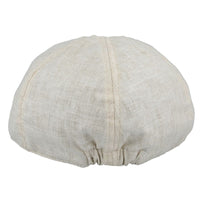 Maz Linen Six Panel Flat Cap