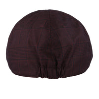 Maz Duckbill Six Panel Check Tweed Flat Cap