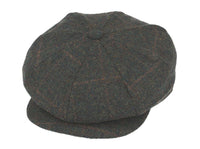 Maz Check Tweed 8 Panel Gatsby Cap