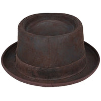 Premium Bullantic Gladwin Bond Leather Pork Pie Hat
