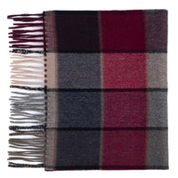 Pure Cashmere Tartan Scarf
