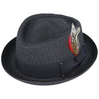 Maz Paper Straw Diamond Crown Hat