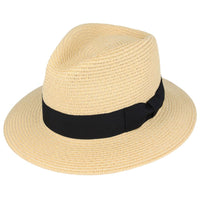 Maz Summer Paper Straw Fedora Hat