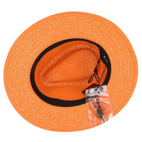 Maz Summer Paper Straw Fedora Hat
